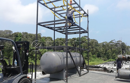 Beston Tyre Pyrolysis Plant Installed in Brunei