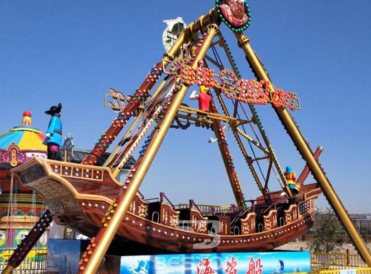 pirate ship amusement park ride